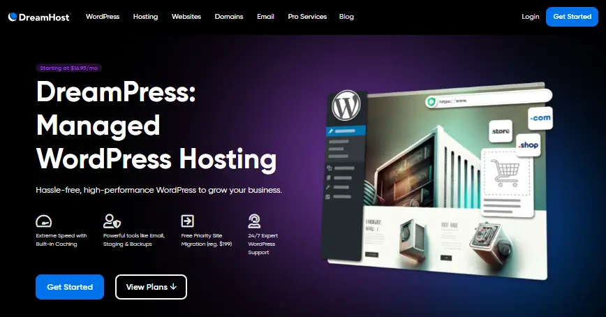 DreamHost managed hosting