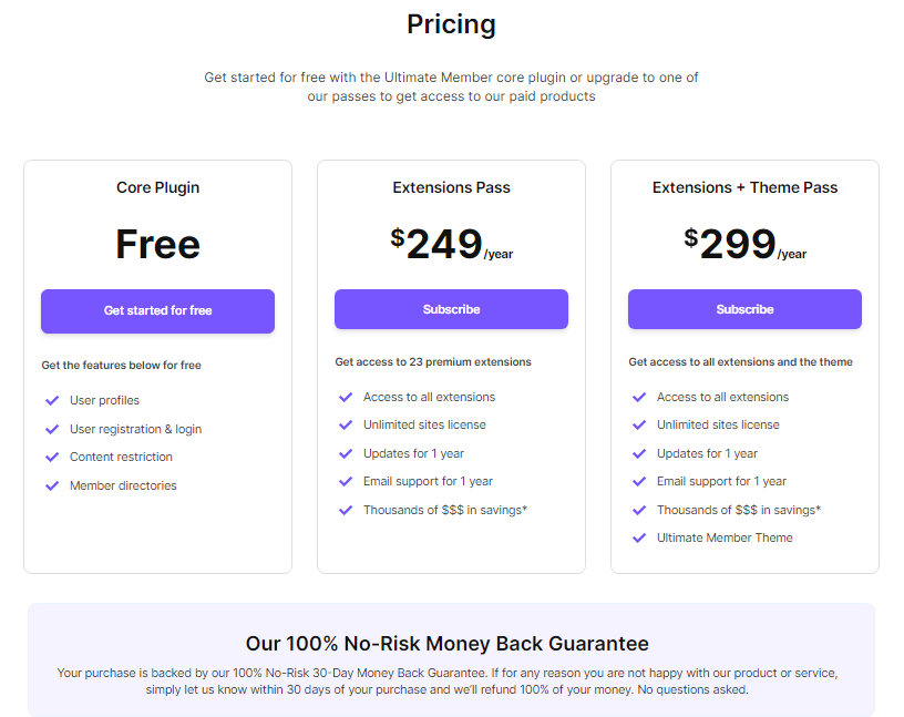 Pricing Scheme Of Ultimate Member