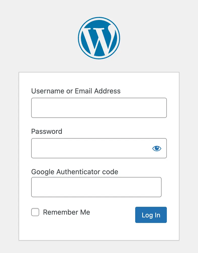 Two-Factor Authentication for WordPress